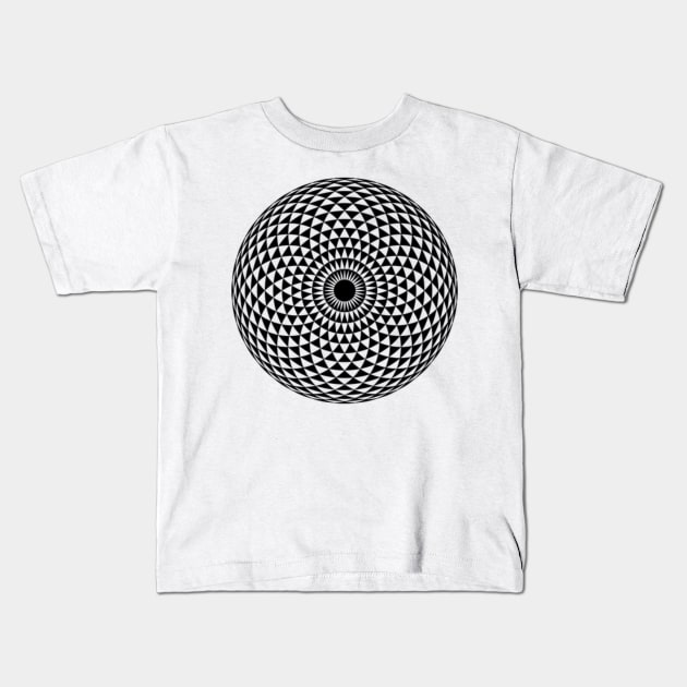 Tiny Triangle Sphere Kids T-Shirt by LloydLegacy2020